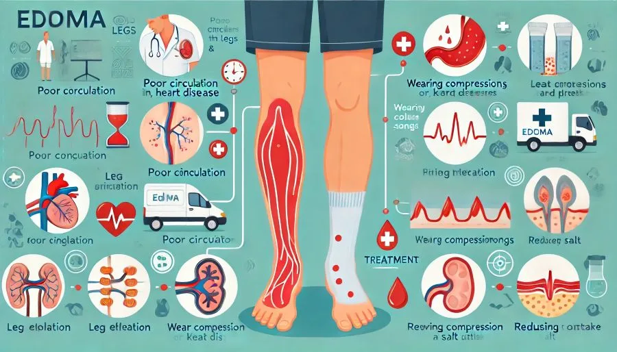 “Edema Symptoms, Causes, and Treatment