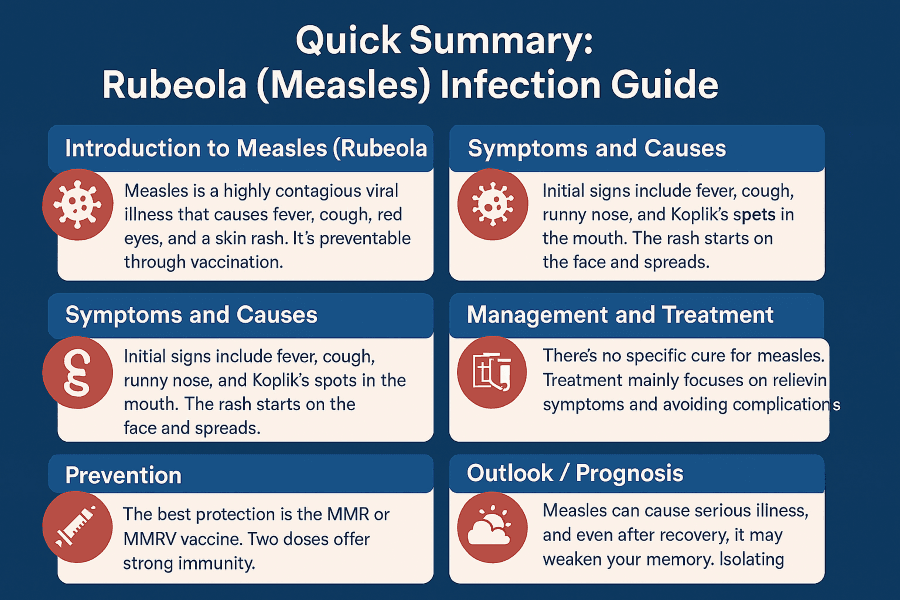 Rubeola (Measles) Infection Guide