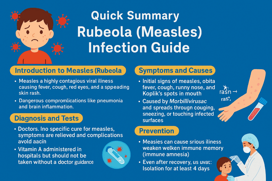 Rubeola (Measles) infection guide